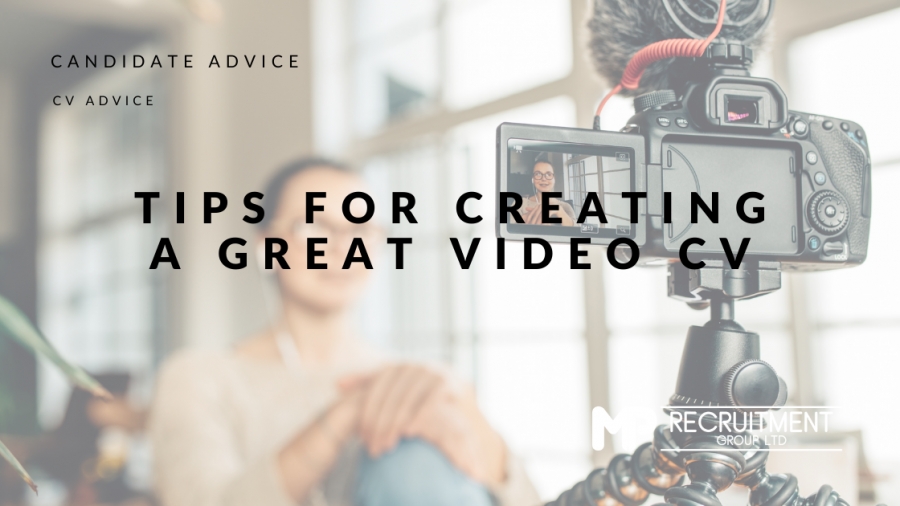 Tips for creating a great video CV
